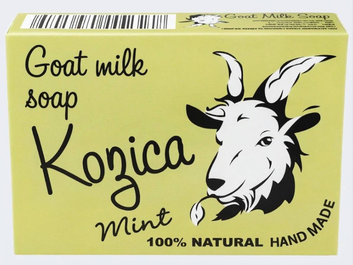 Kozica Handmade Natural Soap with Goat Milk and Mint