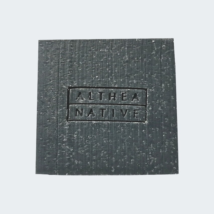 Althea Native Natural Soap With Activated Charcoal, Jojoba Oil And Peppermint