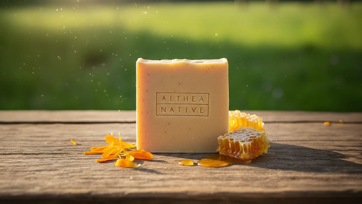 Althea Native Natural Vegan Soap With Honey And Calendula