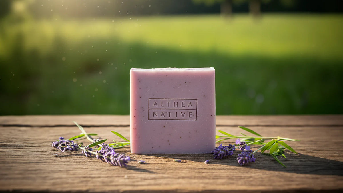 Althea Native Natural Vegan Soap With Lavender And Aloe Vera