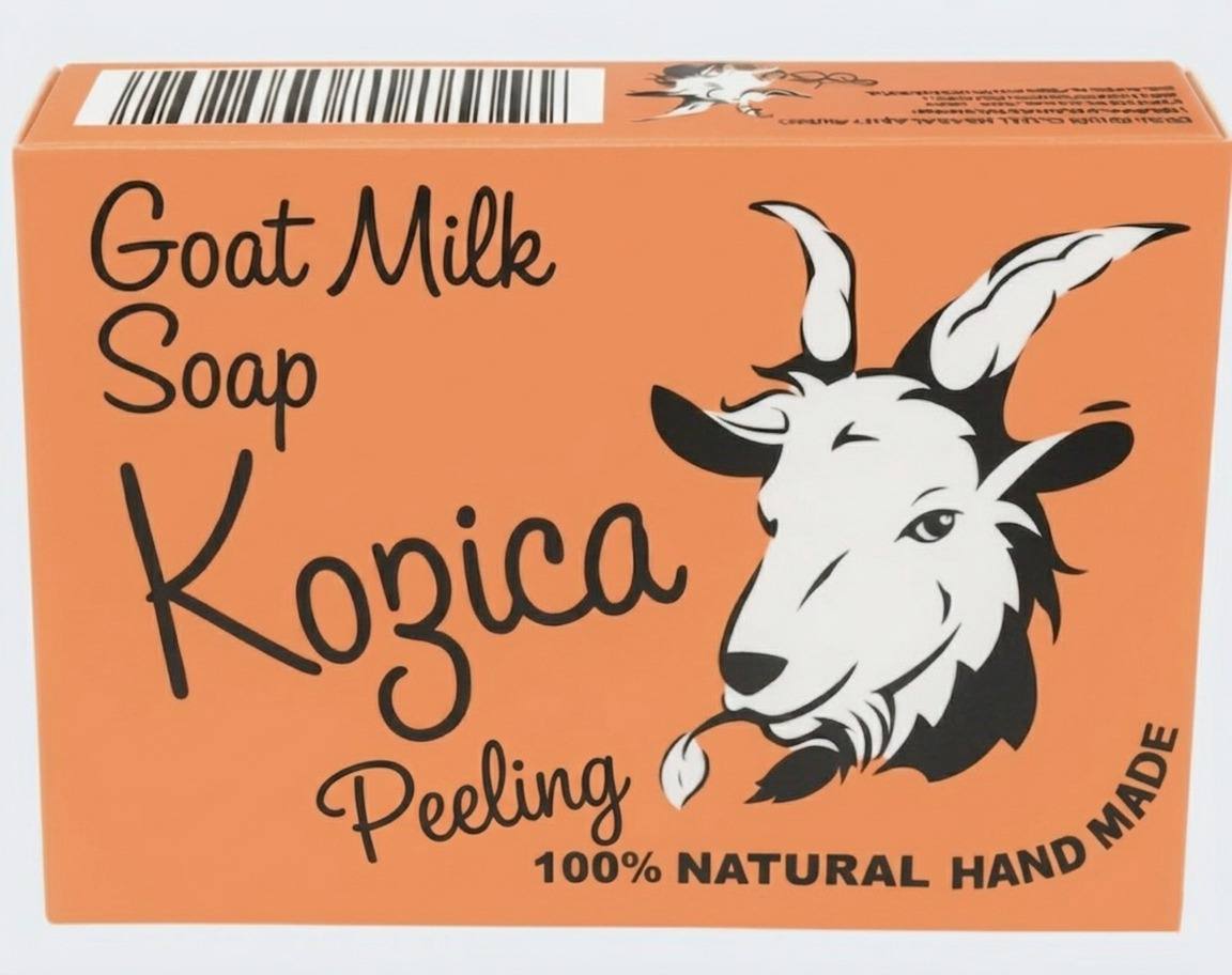 Kozica Handmade Natural Soap with Goat Milk and Peeling Effect