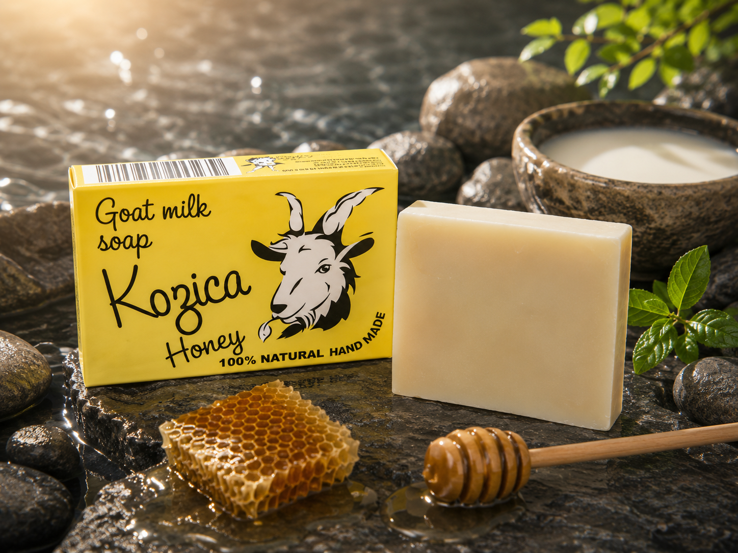 Kozica Handmade Natural Soap with Goat Milk and Honey