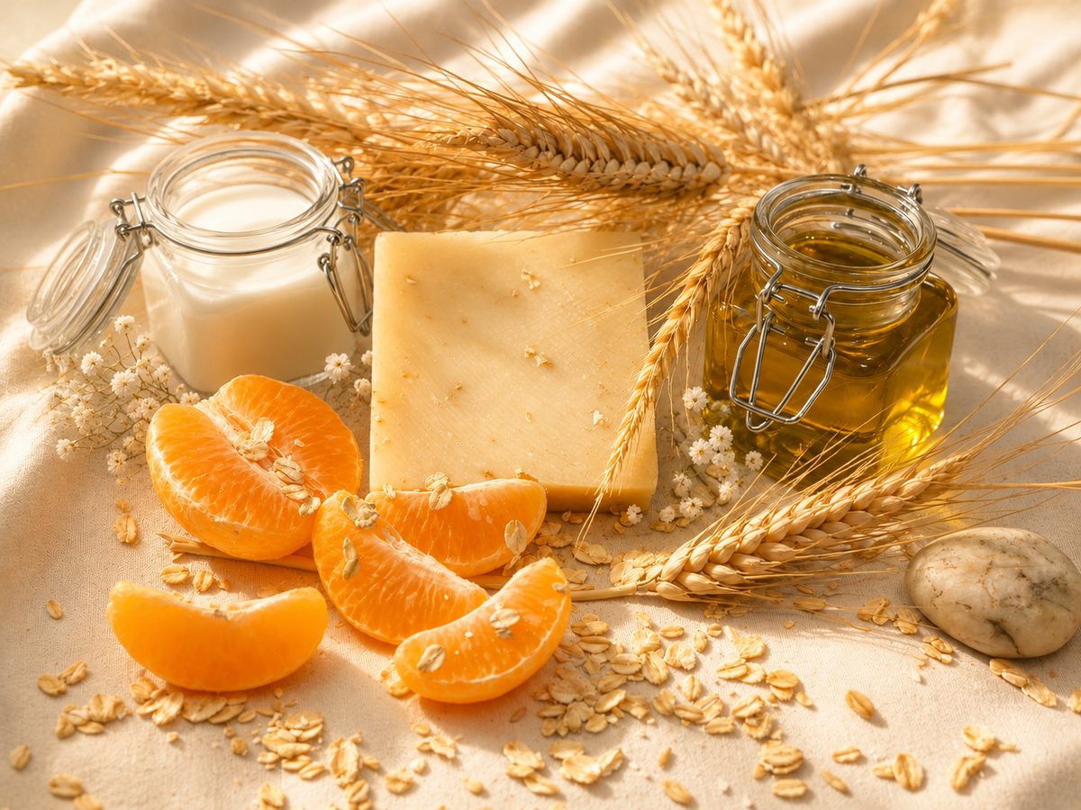 MIRIAM Natural Soap With Mandarin & Oats