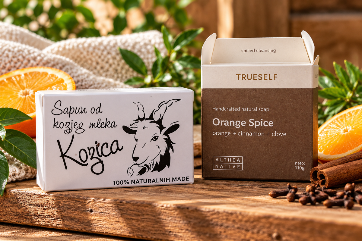 KOZICA + ALTHEA NATIVE – Mix & Match 2 Handmade Soaps