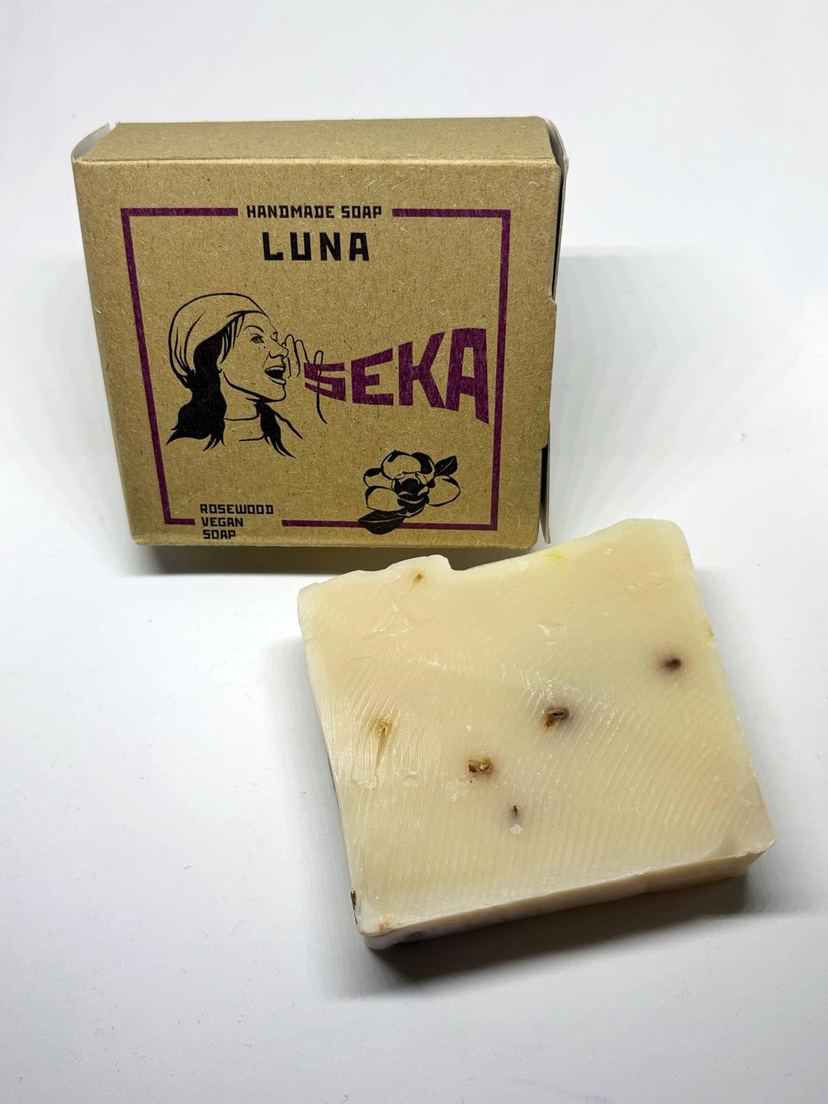 Seka Natural Vegan Handmade Soap with Rosewood Essential Oil